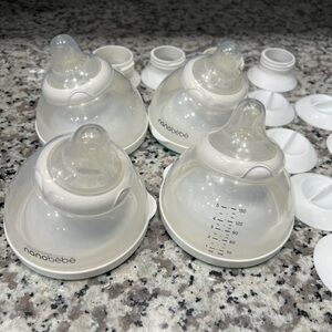 Nanobébé Baby Bottles - White